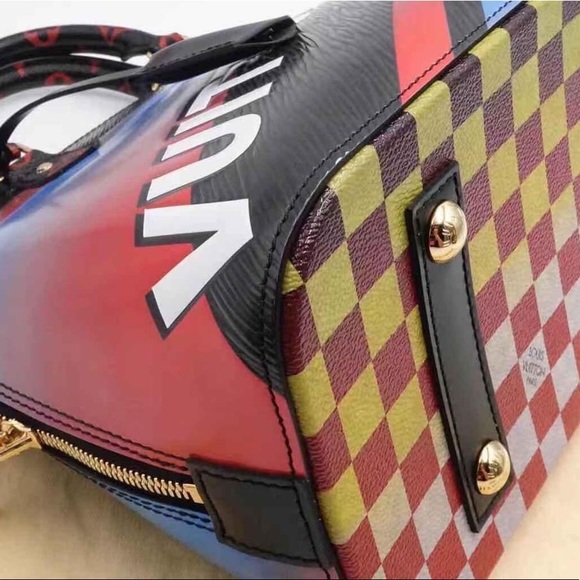 āSOLDāLouis Vuitton Race Alma tote runway rare bag - Picture 7 of 15